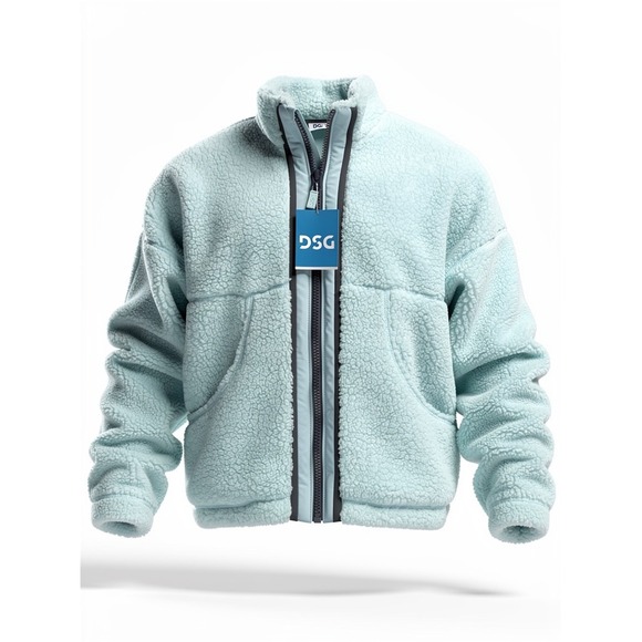 DSG Other - DSG Girls' Cozy Fleece Full Zip‎ Jacket ShoreSide Blue Size S (8-9)